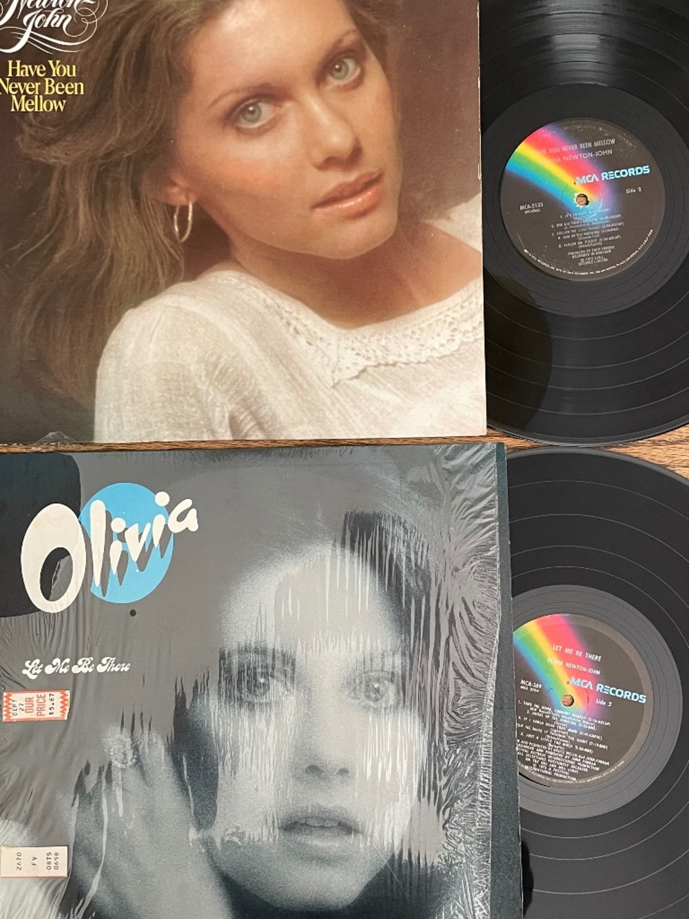 Lot 2 Olivia Newton-John: Let Me Be There 1973 & Have You Never Been Mellow 1975